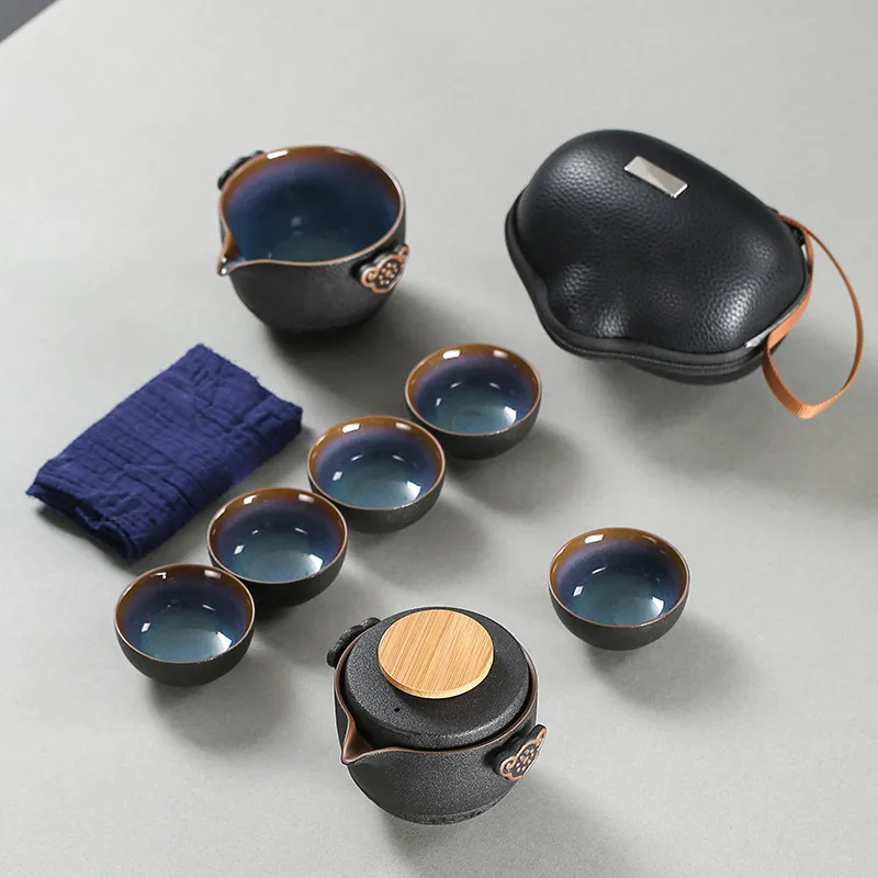 Korean Tea Set - Przenośny wysokiej jakości chiński zestaw do