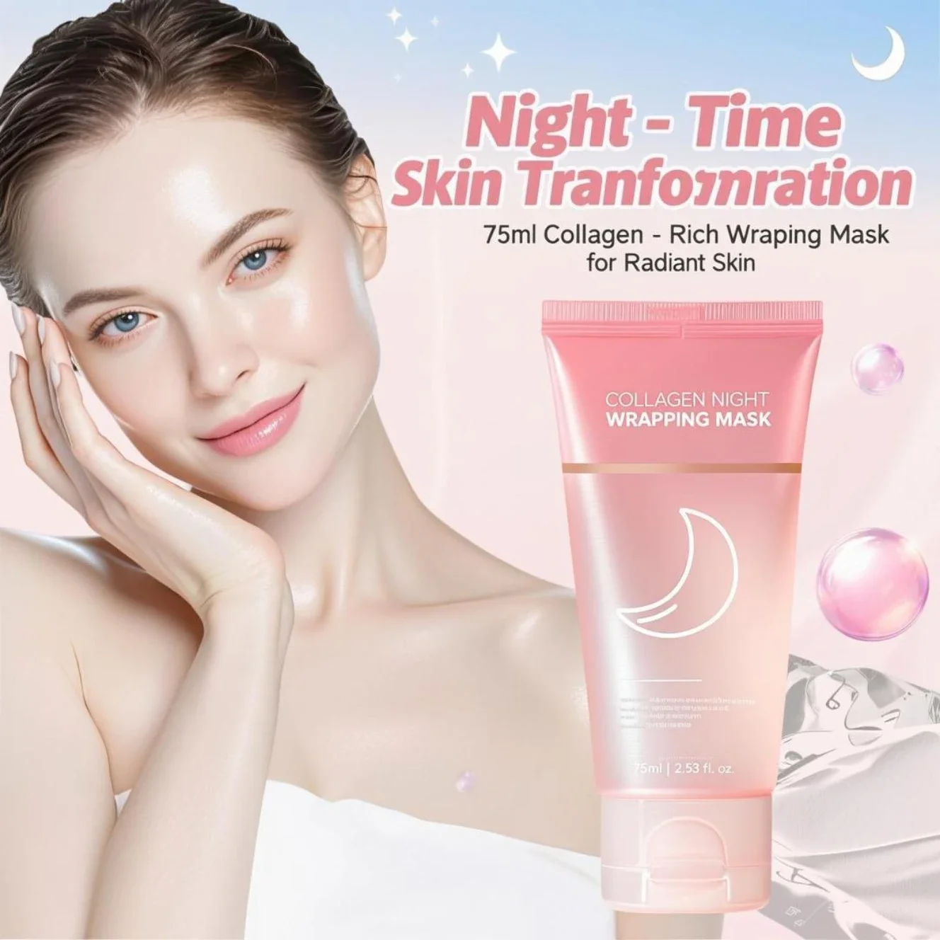 Sleeping Pack Overnight - Kolagenowa maska na noc 75ml -