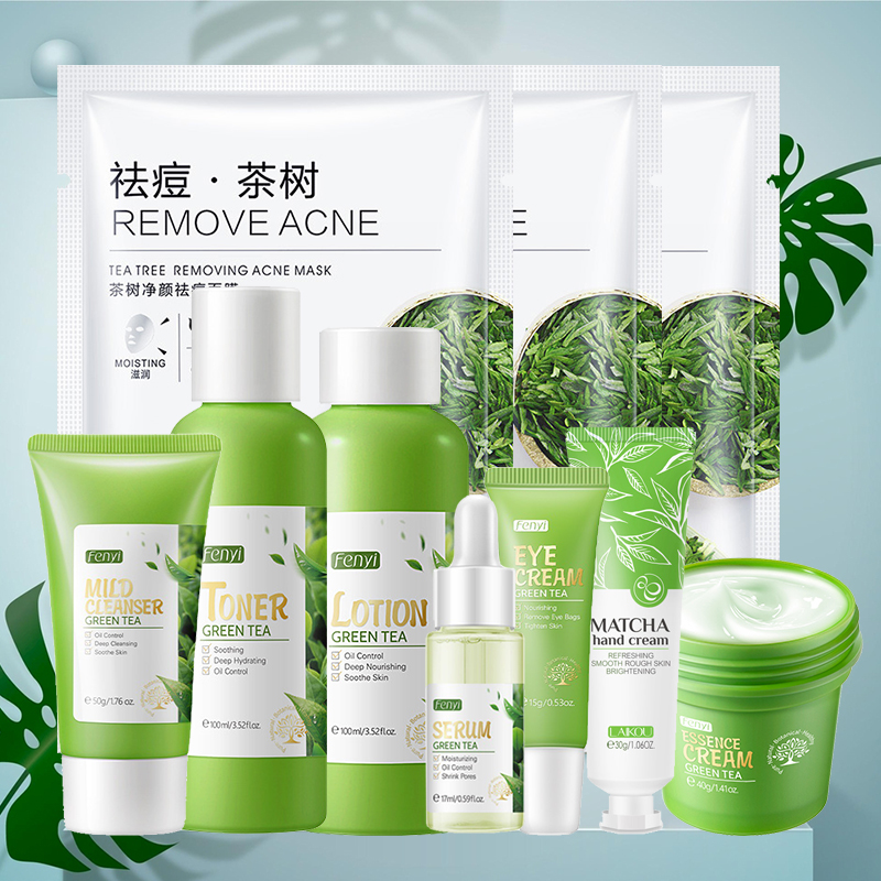Korean Tea Set - Zestaw Produktów do Twarzy Sakura /