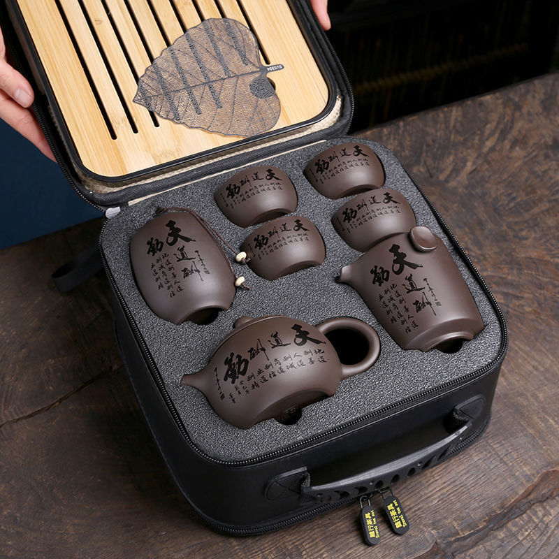 Korean Tea Set - Przenośny ceramiczny zestaw do herbaty, tradycyjny