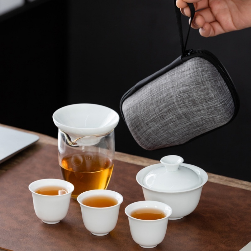 Przenośny chiński zestaw do he – Korean Tea Set recenzja i cena