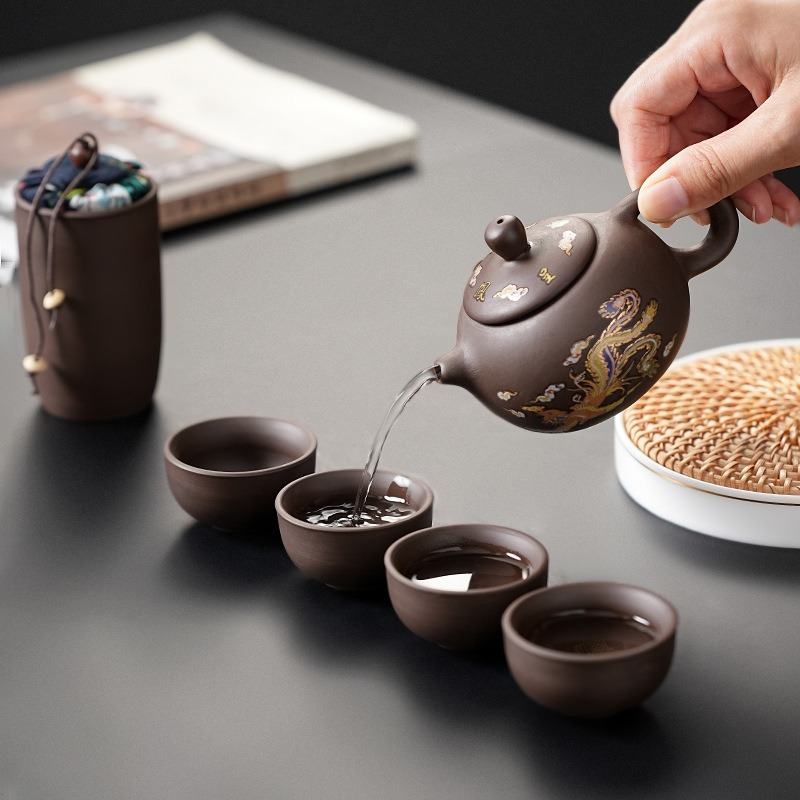 Fioletowy Zestaw Herbaciany z  – Korean Tea Set recenzja i cena