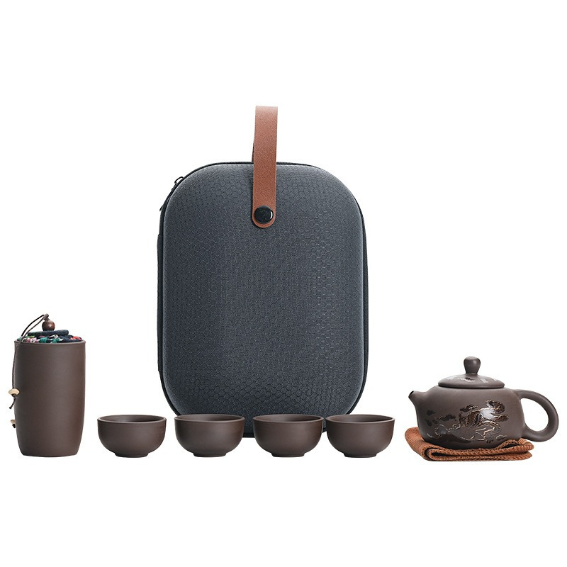 Fioletowy Zestaw Herbaciany z  – Korean Tea Set recenzja i cena