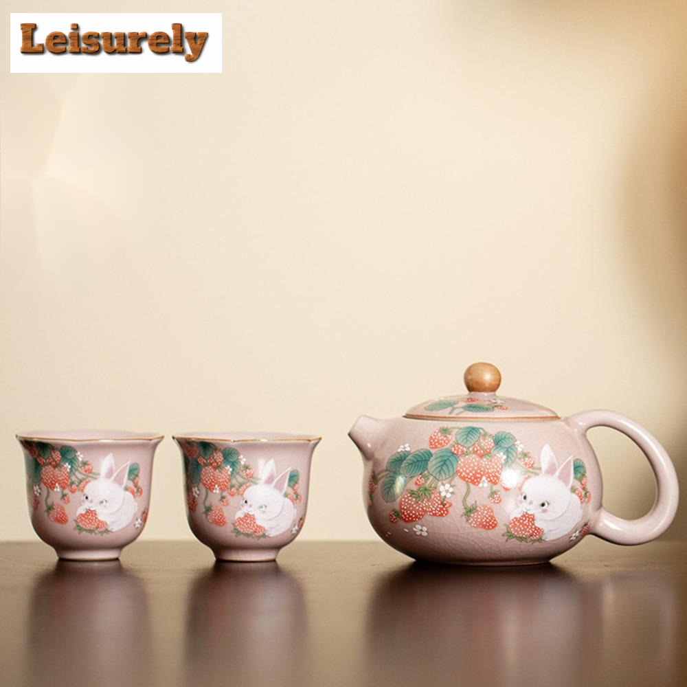 Antyczna różowa filiżanka do h – Korean Tea Set recenzja i cena