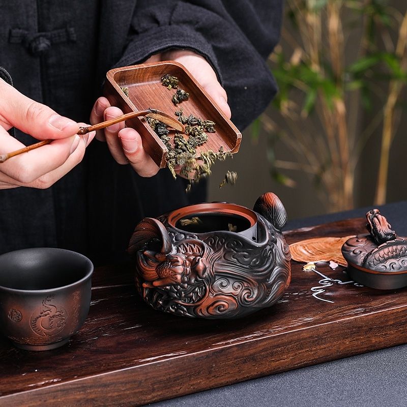 Chińska fioletowa ceramika ręc – Korean Tea Set recenzja i cena